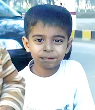 Danish Khan Tunio in 2007 at age 3